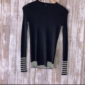 Athleta Black Long Sleeve Sweater